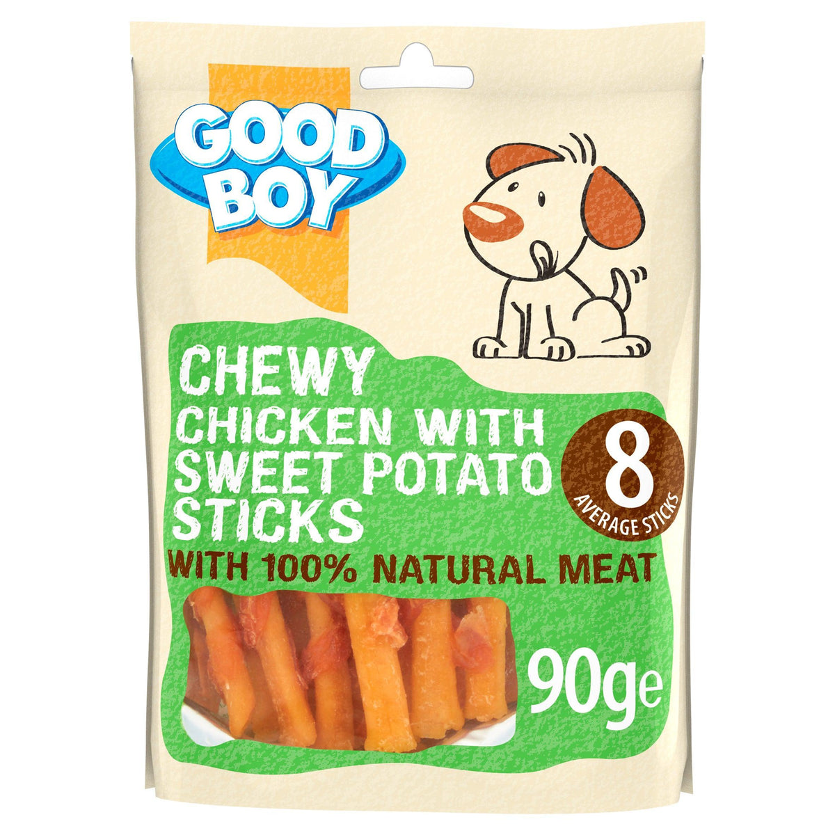 Good Boy Chicken & SweetPot Stick 90g - Case of 10