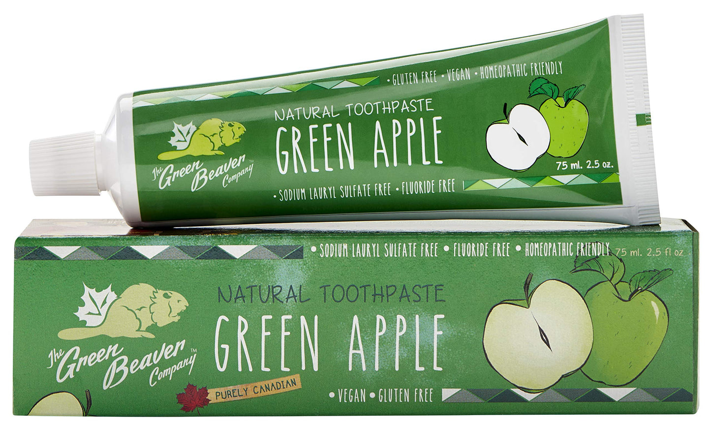 GREEN BEAVER,THE Tooth Paste, Green Apple | D3-5000 IU