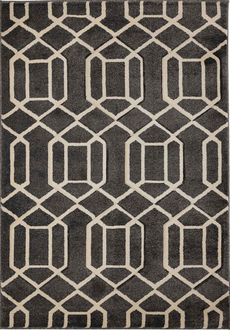 Newport Lattice Rug – Textured Geometric