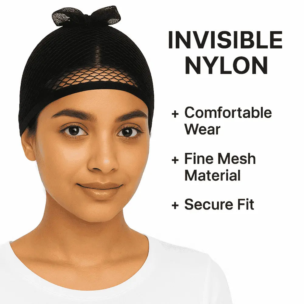 Mesh Hair Net with Elastic Edge