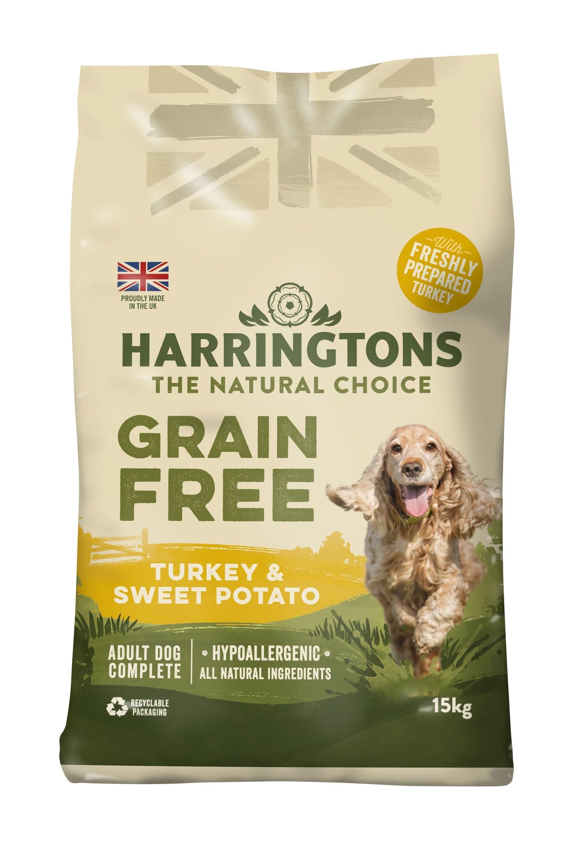 Harringtons Dog Grain Free Turkey 15kg