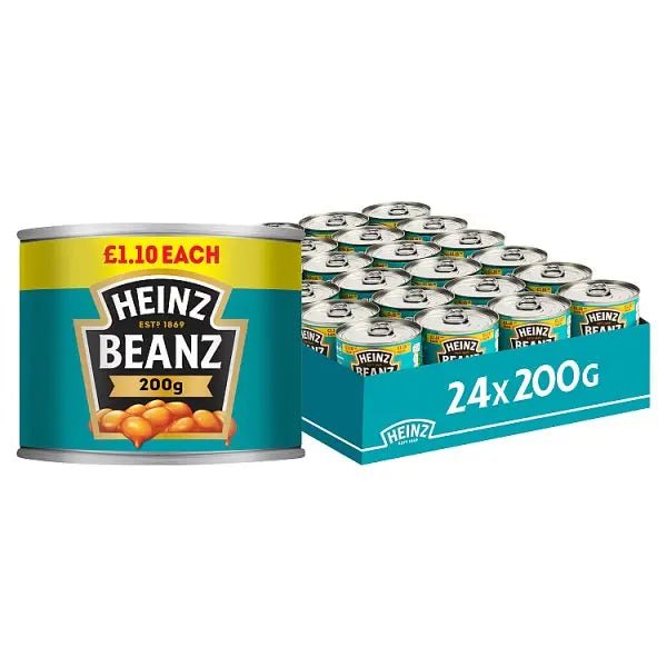 Heinz Baked Beans in a Rich Tomato Sauce PMP 200g (Case of 24)