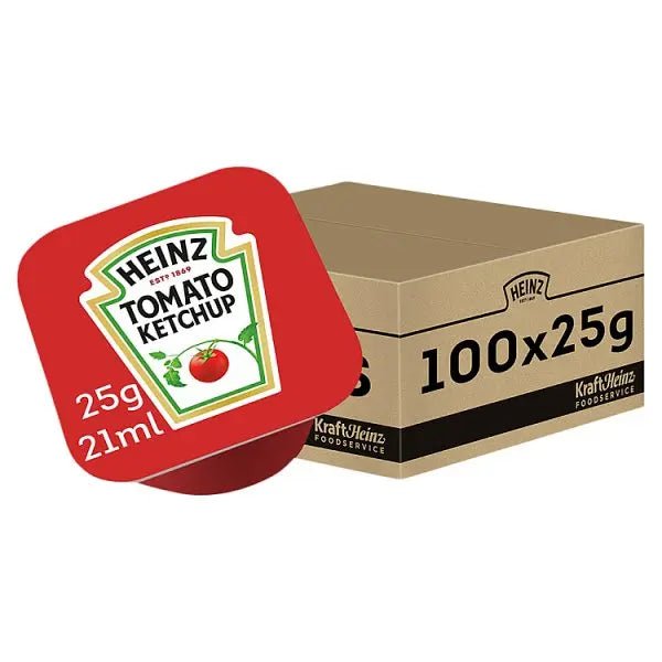 Heinz Tomato Ketchup Dip Pots 100 x 25g