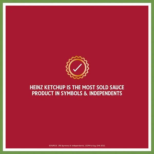 Heinz Tomato Ketchup Sauce PMP 460g (Case of 10)