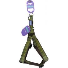 Hem & Boo Check Harness Green