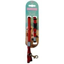 Hem & Boo Puppy Set Nylon Red