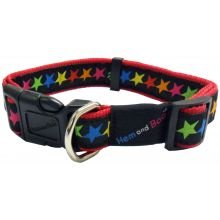 Hem & Boo Stars Collar Black Small