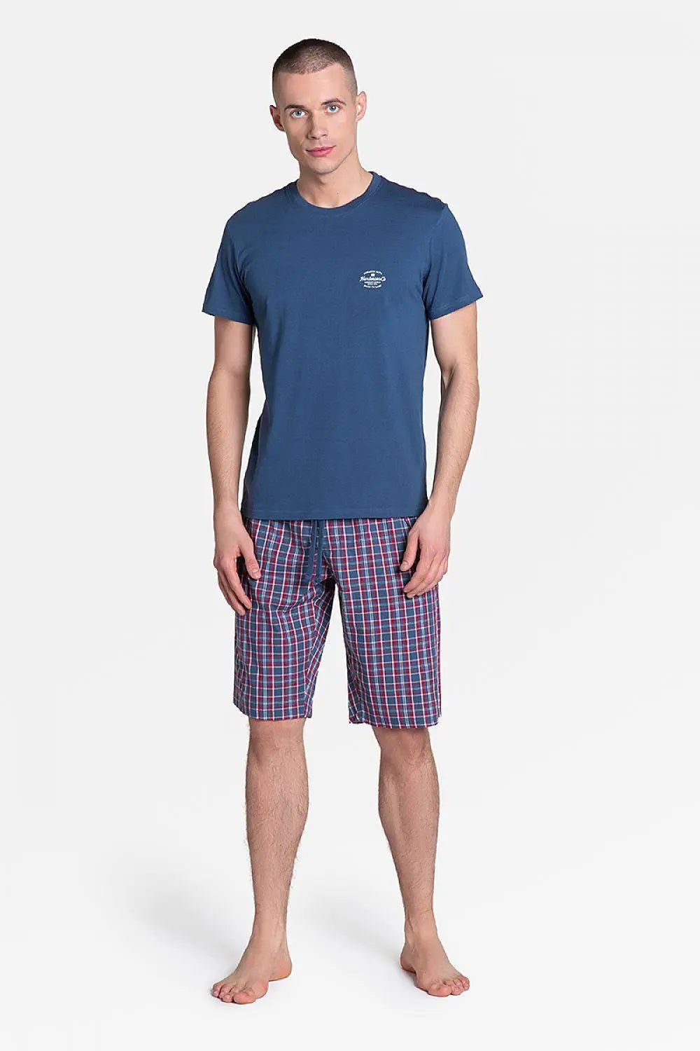 Henderson t-shirt and knee-length trousers men's pajamas
