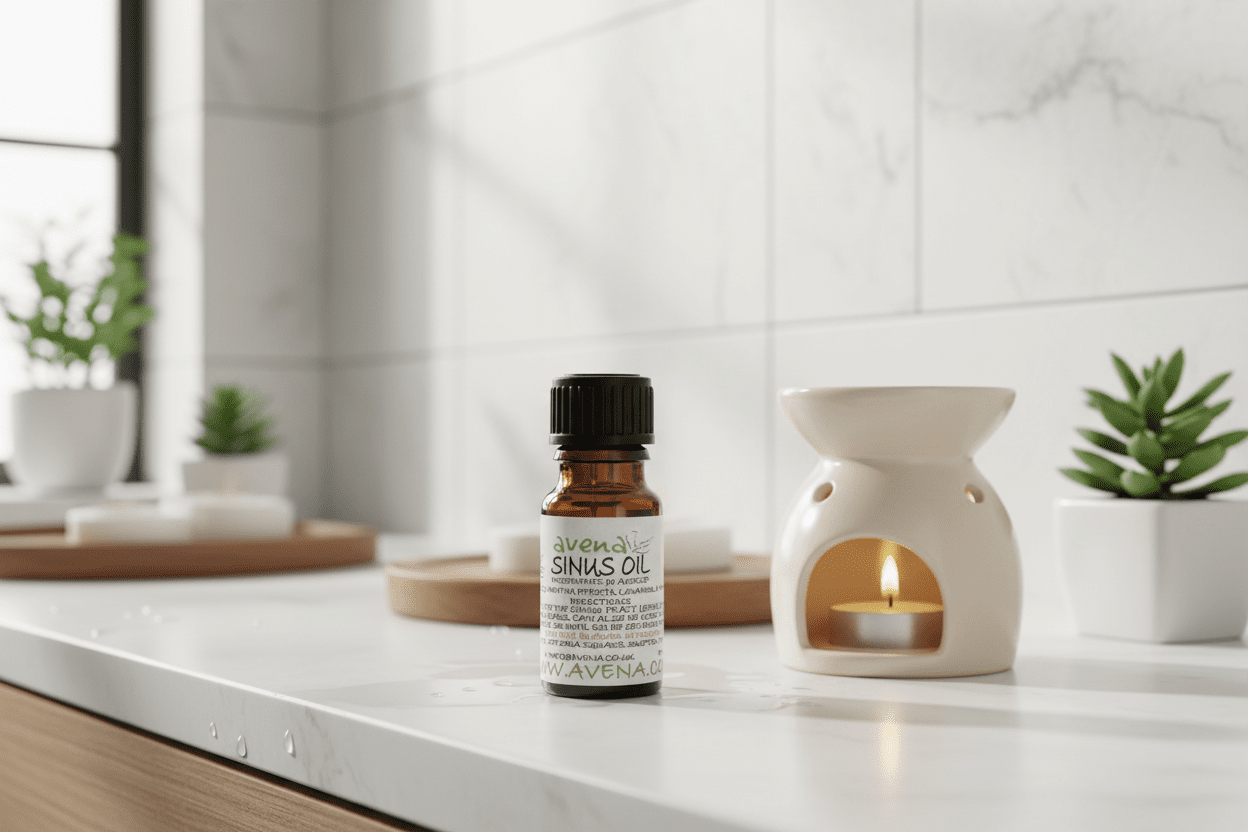 Herbalshire Sinus Support Oil – Natural Aromatic Inhalation Blend