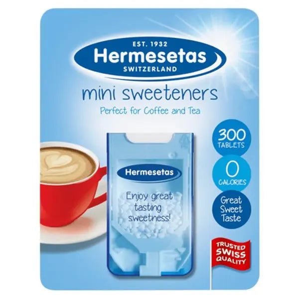 Hermesetas Mini Sweeteners 300 Tablets 3.6g (Case of 12)