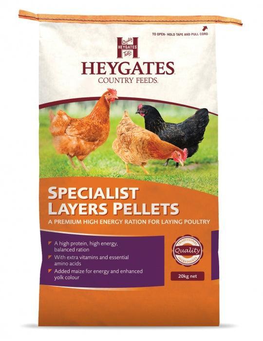 Heygates Specialist Layers Pellets 20kg