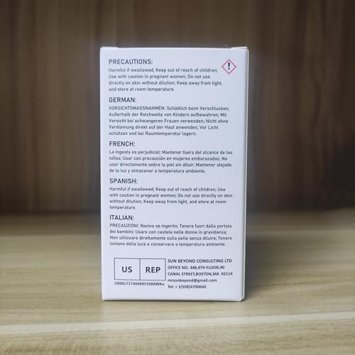 HIQILI Ylang-Ylang Essential Oil - Long-Lasting Scent for Diffusers, Perfumes & Aromatherapy 1.01 Fl Oz
