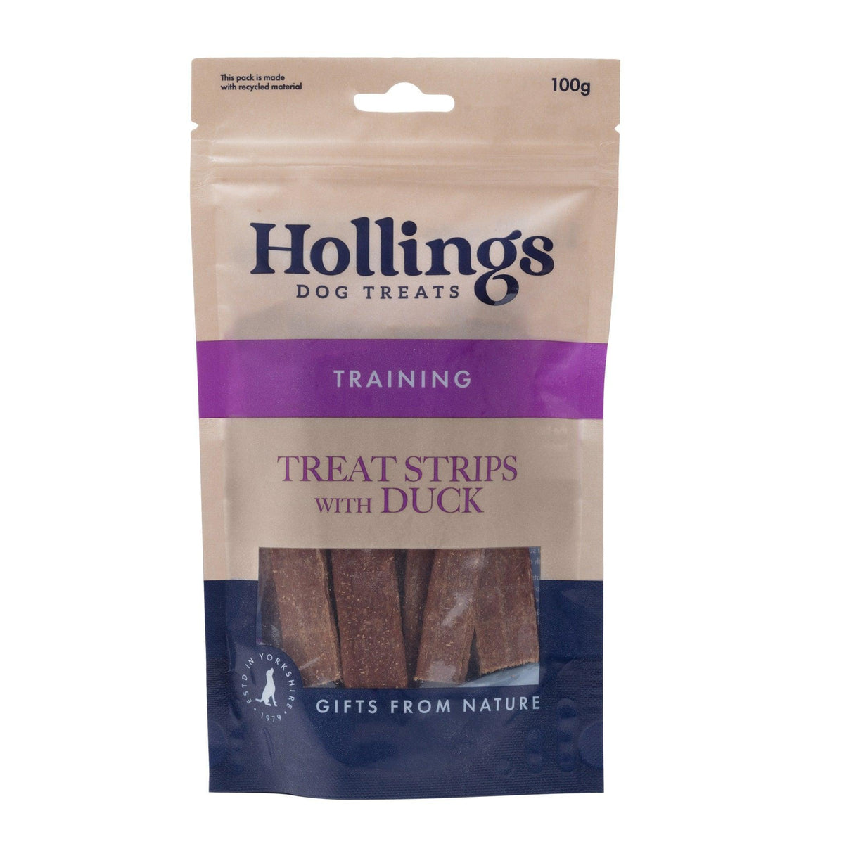 Hollings 100% Meat Treat Duck 100g