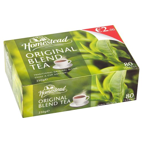 6 x Homestead Original Blend Tea 80 Teabags 250G