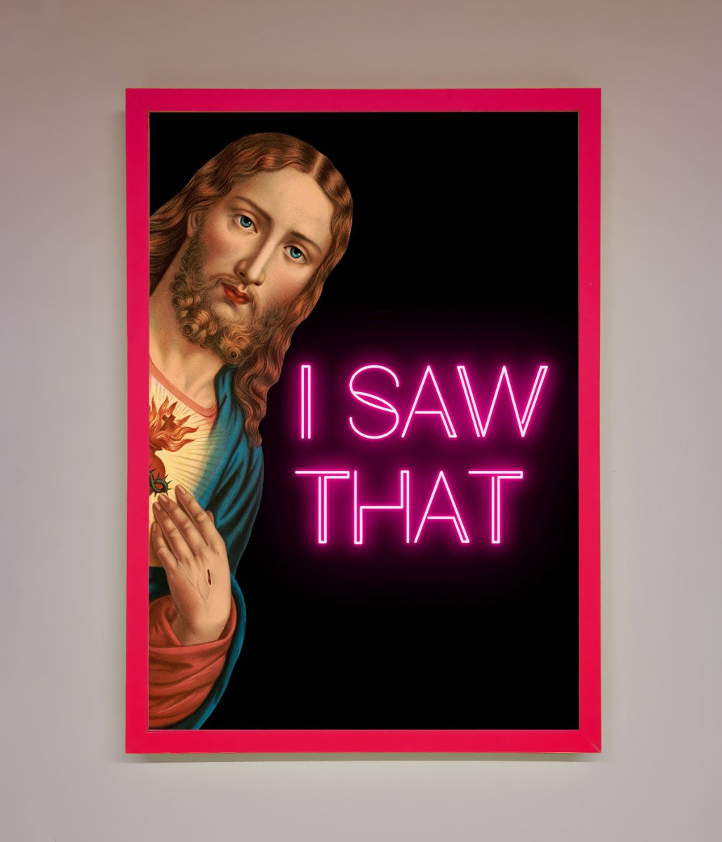 I Saw That Framed Print