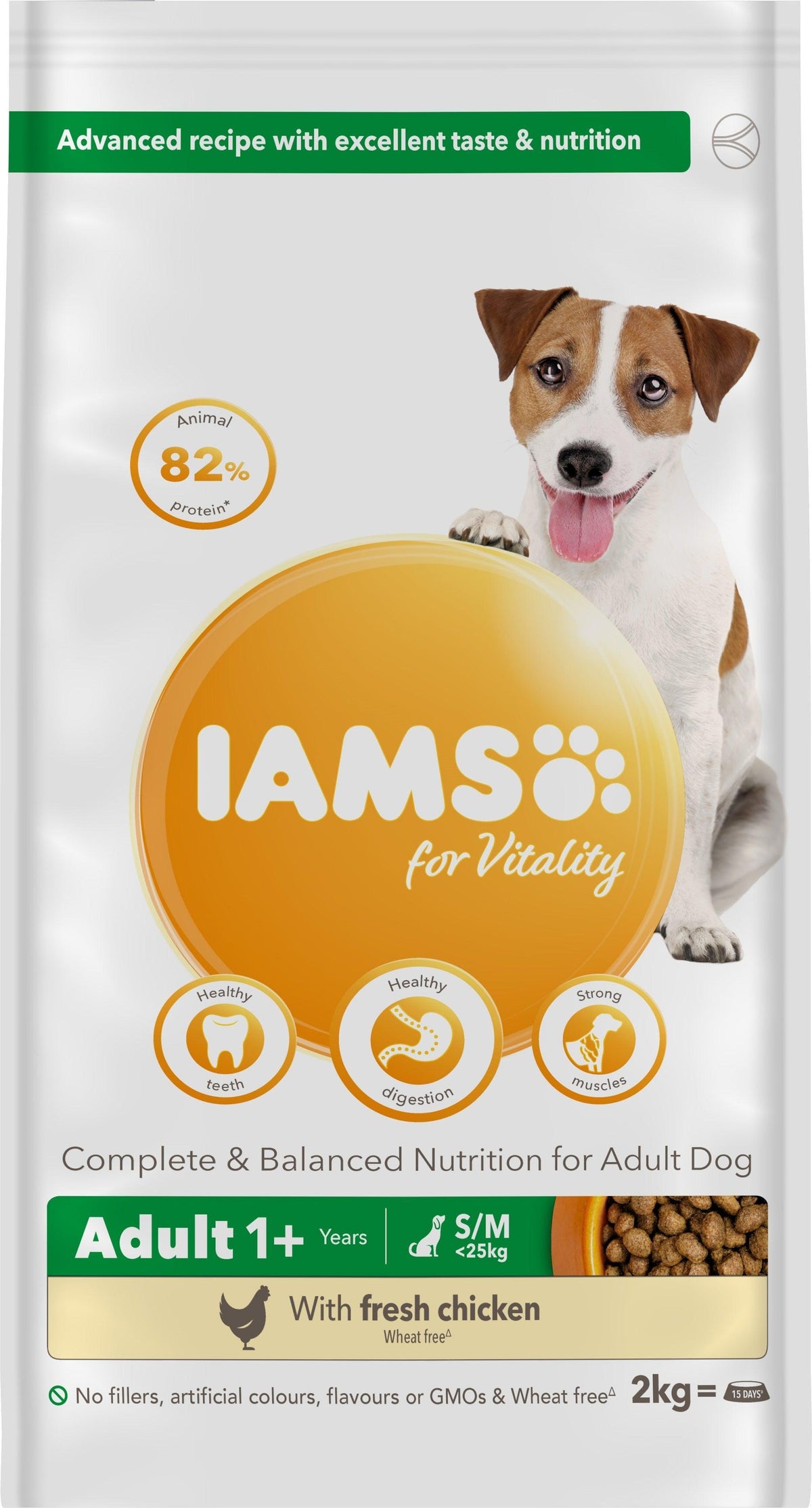 Iams Dog Adult Small/Medium Chicken 2kg - Case of 2
