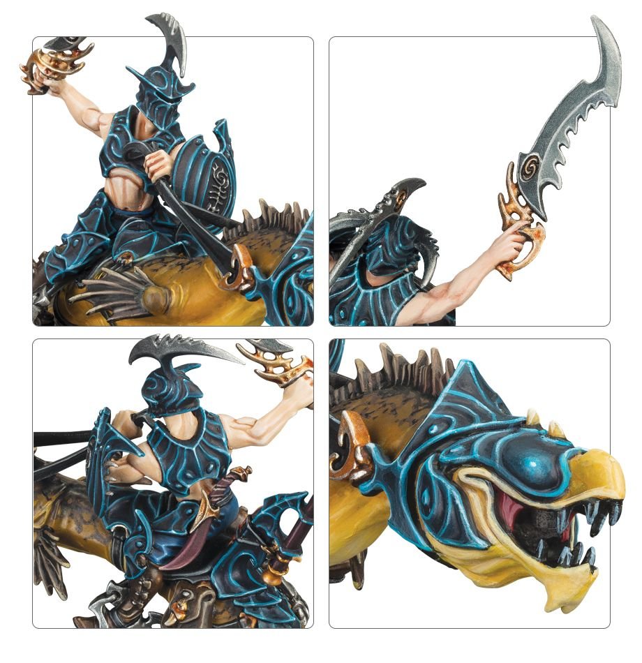 Idoneth Deepkin: Akhelian Morrsarr Guard