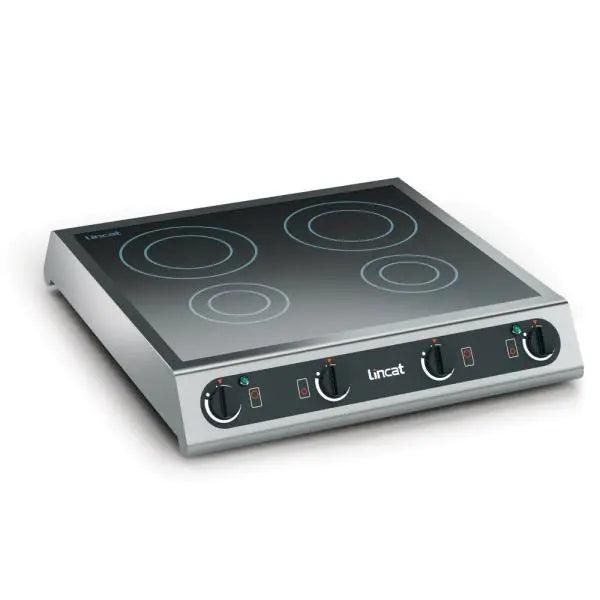 IH42 - Lincat Electric Counter-top Induction Hob - 4 Zones - W 600 mm - 2 x 3.0 kW