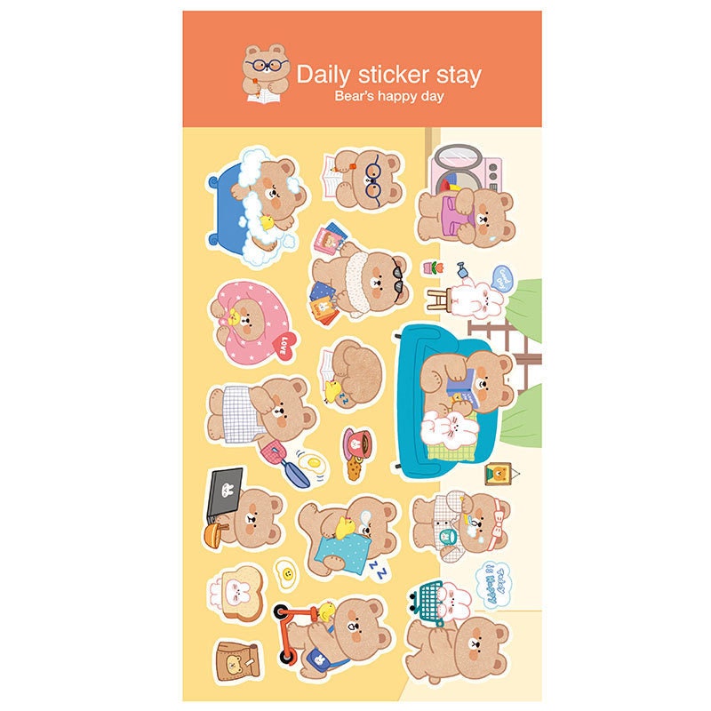 Bonito | Bear’s Happy Day sticker