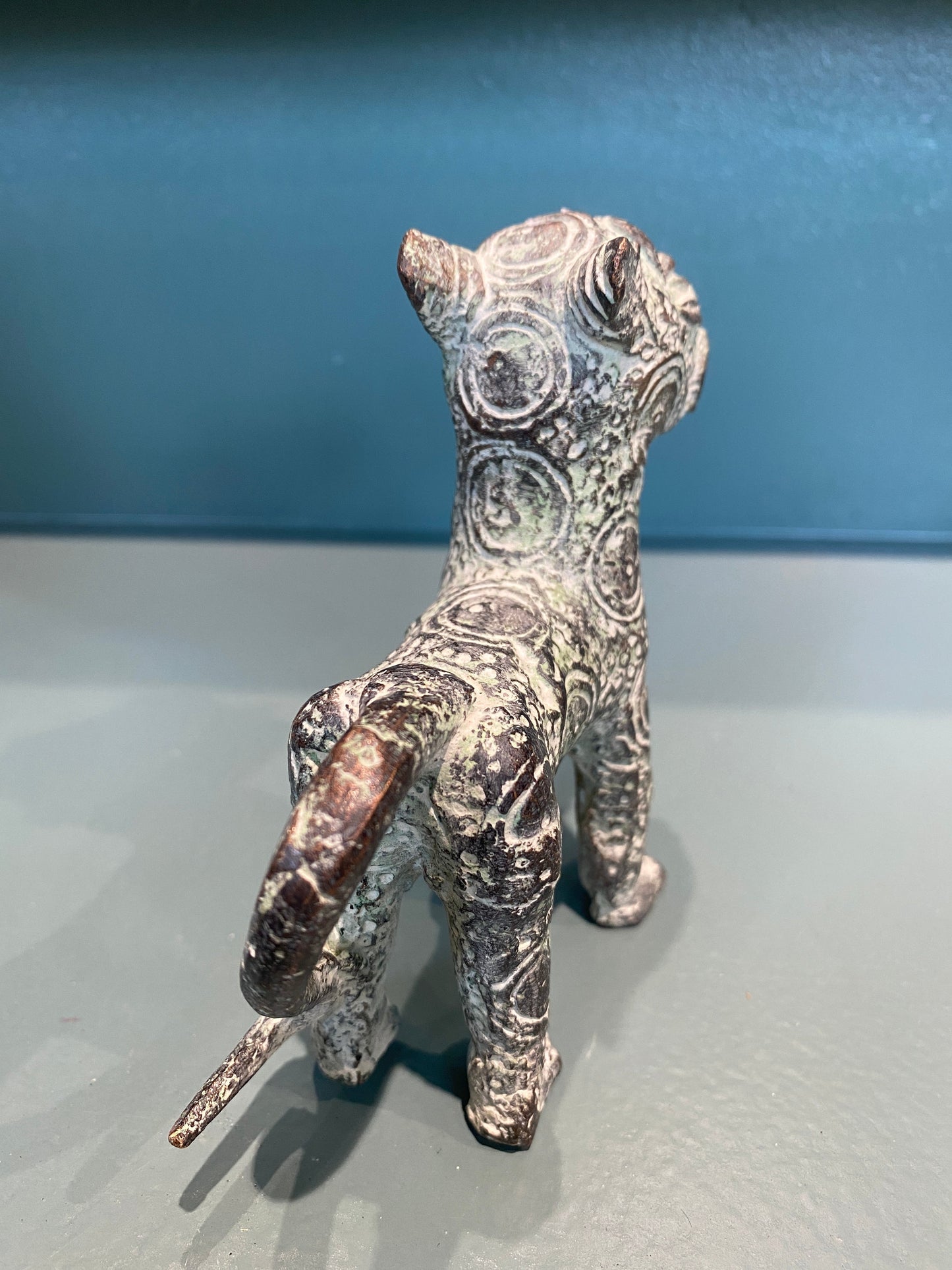 Benin Leopard sculpture - Bronze (56.04)
