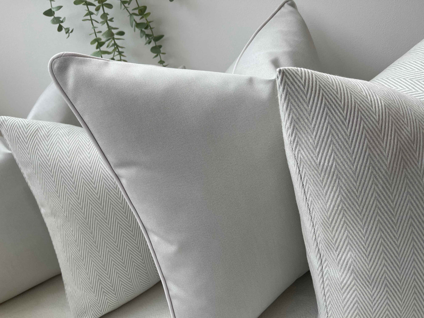 The Couture Cushion - The Outdoor Grey Kady - Style No. 22