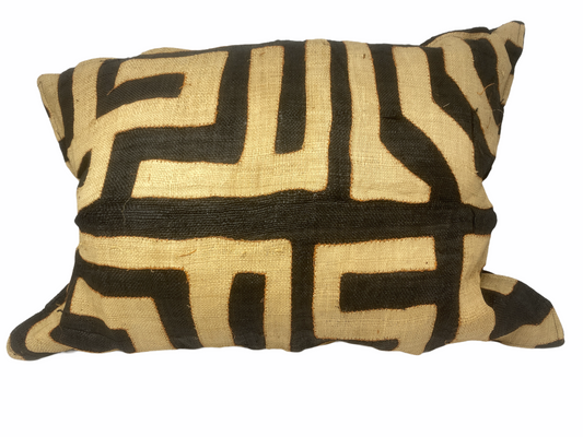 African Kuba cloth cushion 50x70cm (cw2)