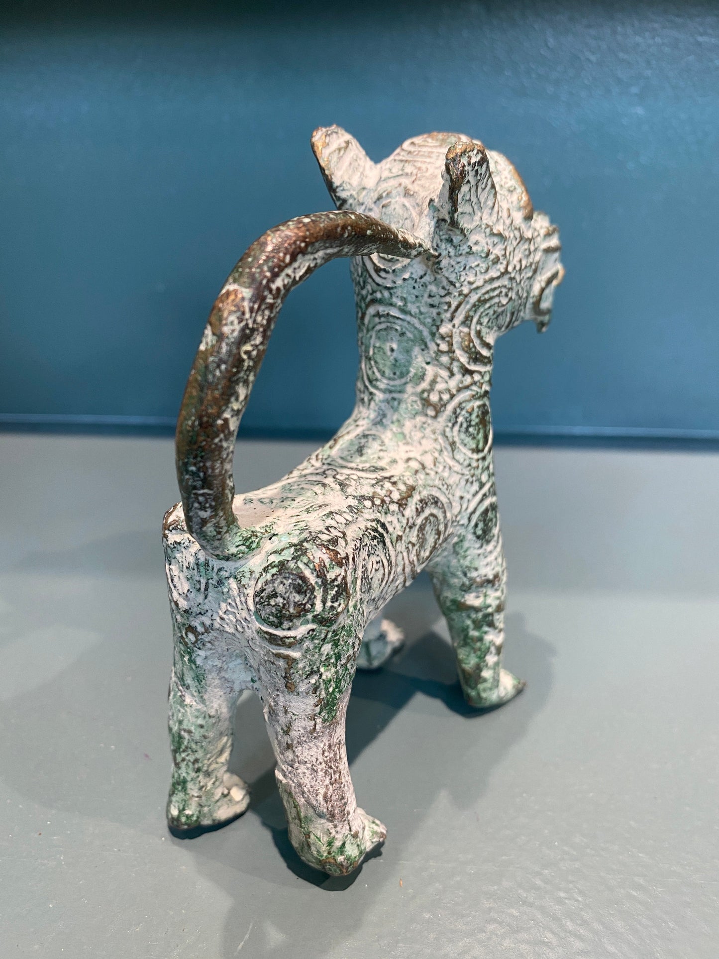 Benin Leopard sculpture - Bronze (56.06)