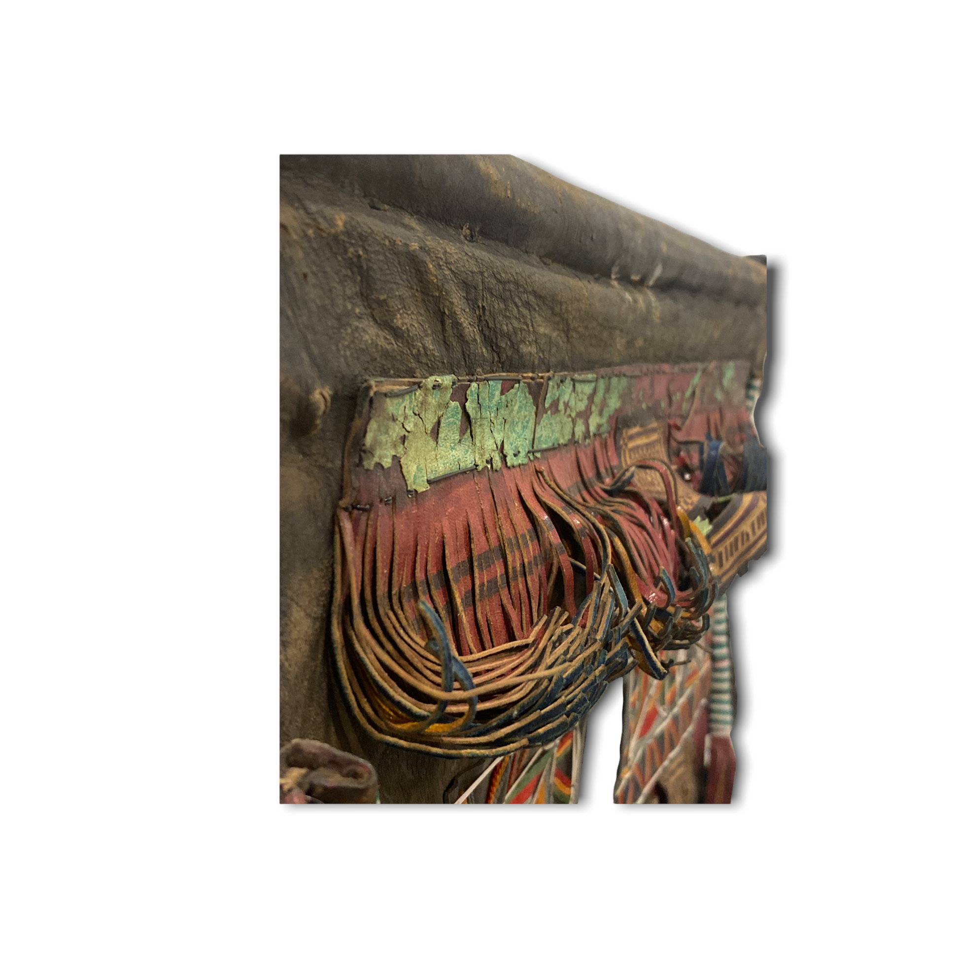 Tuareg - Antique leather panel tent decor (191.2)
