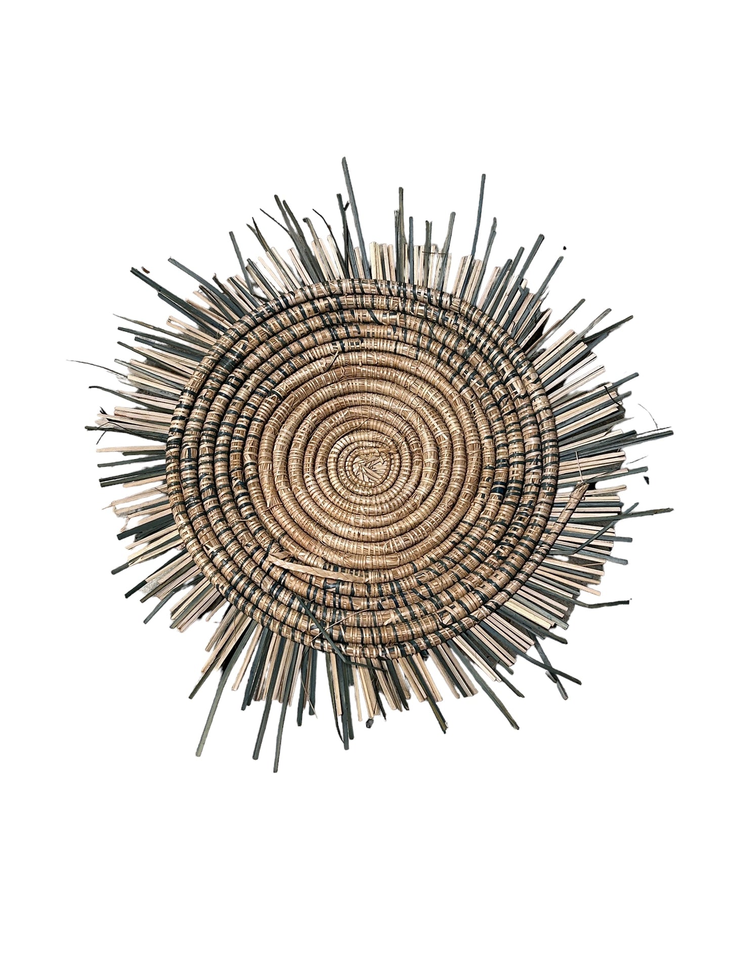 Malawi Sun Wall basket - blue 55cm