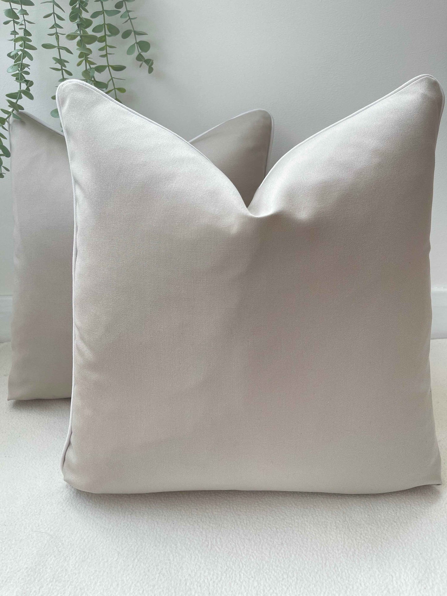 The Couture Cushion - The Outdoor Taupe McDermott - Style No. 60