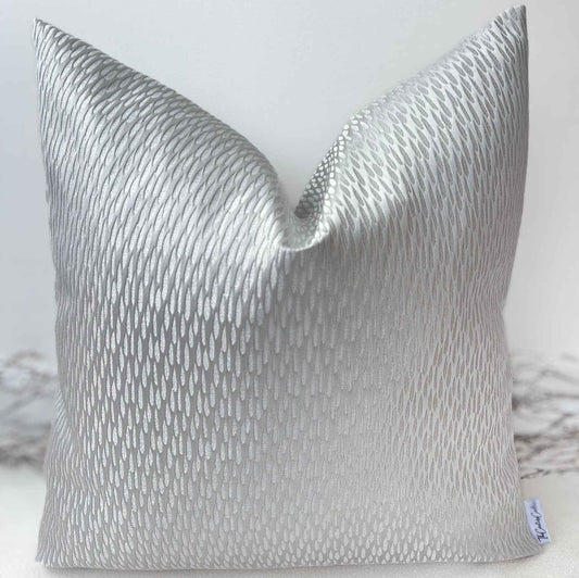 The Couture Cushion - The Silver Teardrop - Style No. 89