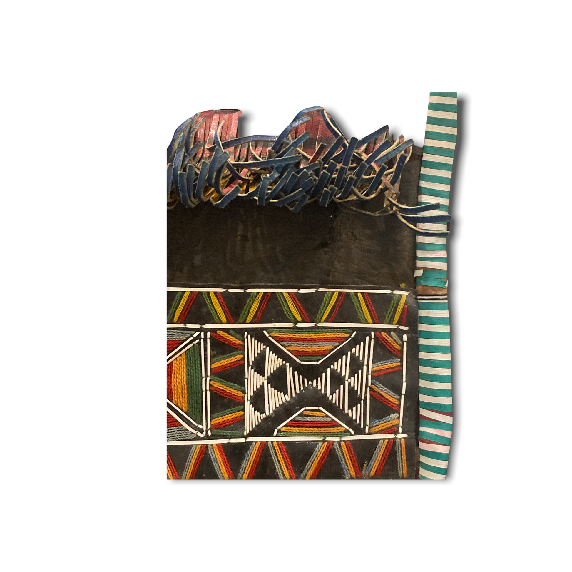 Tuareg - Antique leather panel tent decor (191.2)