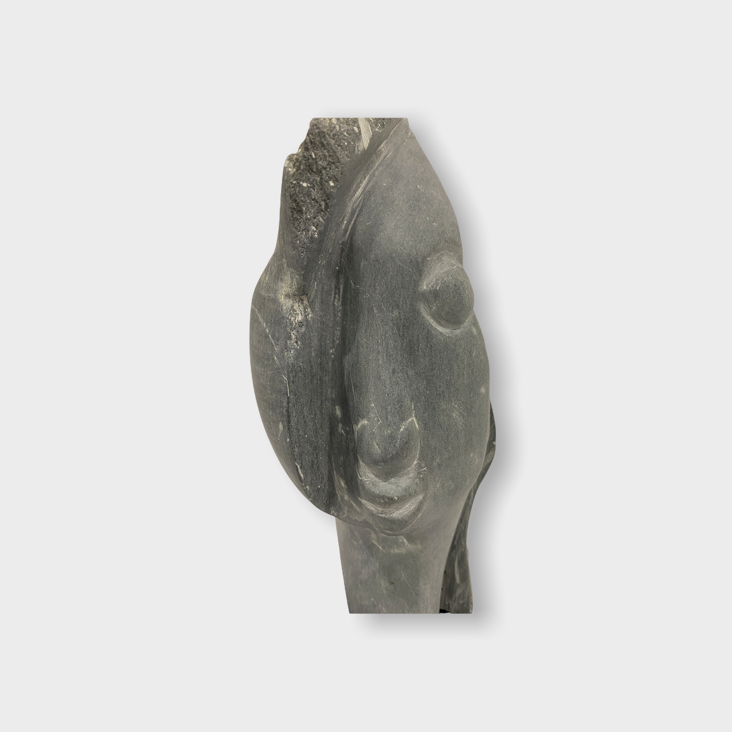 Stone head sculpture by Rizimu Chiwawa Zimbabwe (3116)