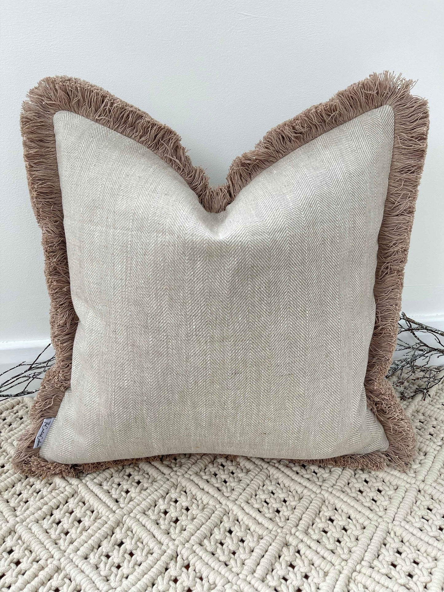 The Couture Cushion - The Linen Salton - Style No. 17