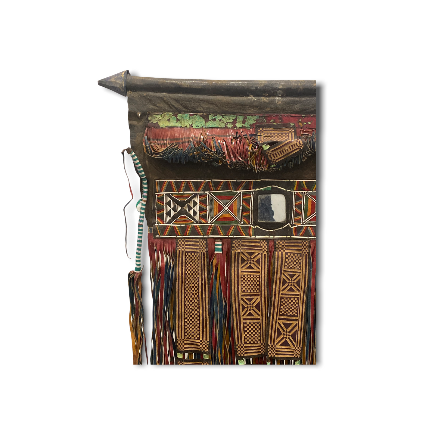 Tuareg - Antique leather panel tent decor (191.2)