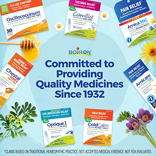 Causticum 30C Homeopathic Incontinence Relief – Boiron (3 Tubes, 240 Pellets)