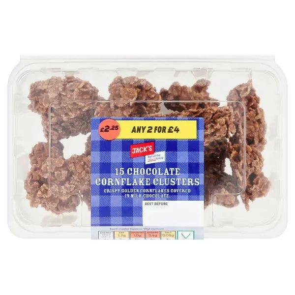 Jack's 15 Chocolate Cornflake Clusters (Case of 4)