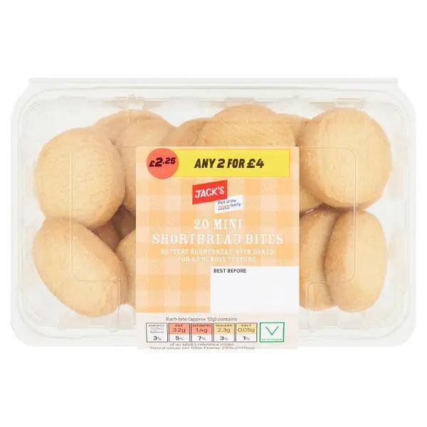 Jack's 20 Mini Shortbread Bites (Case of 4)