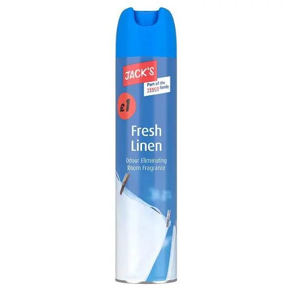 Jack's Fresh Linen Odour Eliminating Room Fragrance (Case of 6)