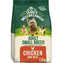 James Wellbeloved Adult Small Breed Turkey & Rice Dog Food - 1.5kg