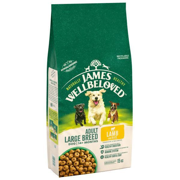 James Wellbeloved Adult Large Breed Lamb & Rice Dry Dog Food