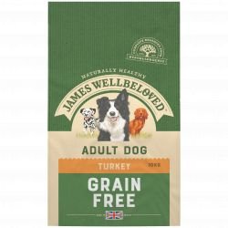 JAMES WELLBELOVED Dog Grain Free Turkey Adult Maintenance 10kg