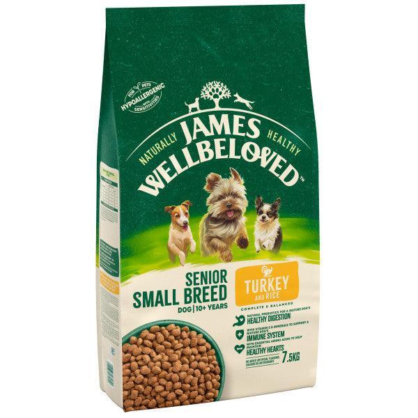 James Wellbeloved Senior Small Breed Turkey & Rice Dry Dog Food