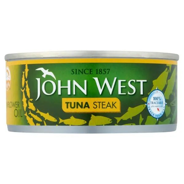 John West Tuna Steak in Sunflower Oil 160g (Case of 12)