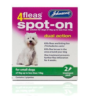 JVP 4Fleas Spot-On Dog Small 2 - Case of 6