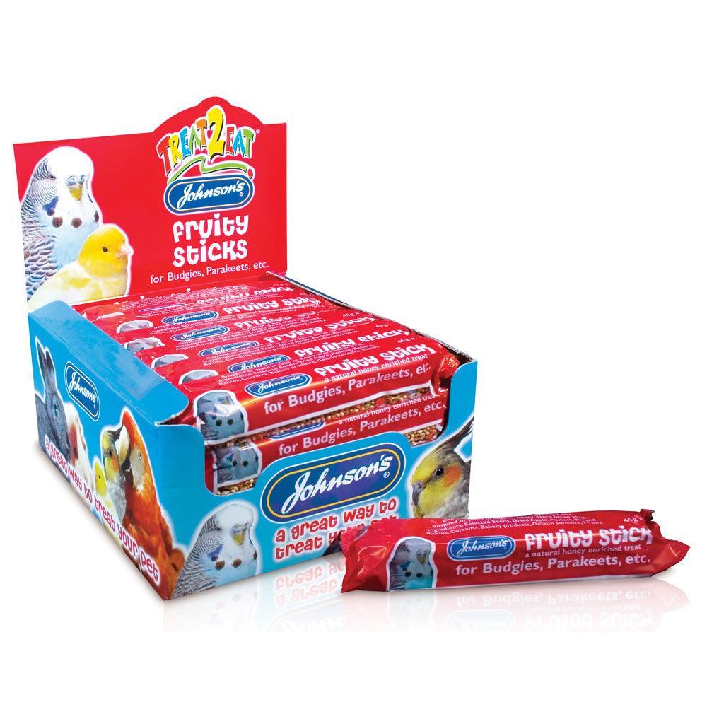 JVP Budgie Fruity Sticks - Case of 28