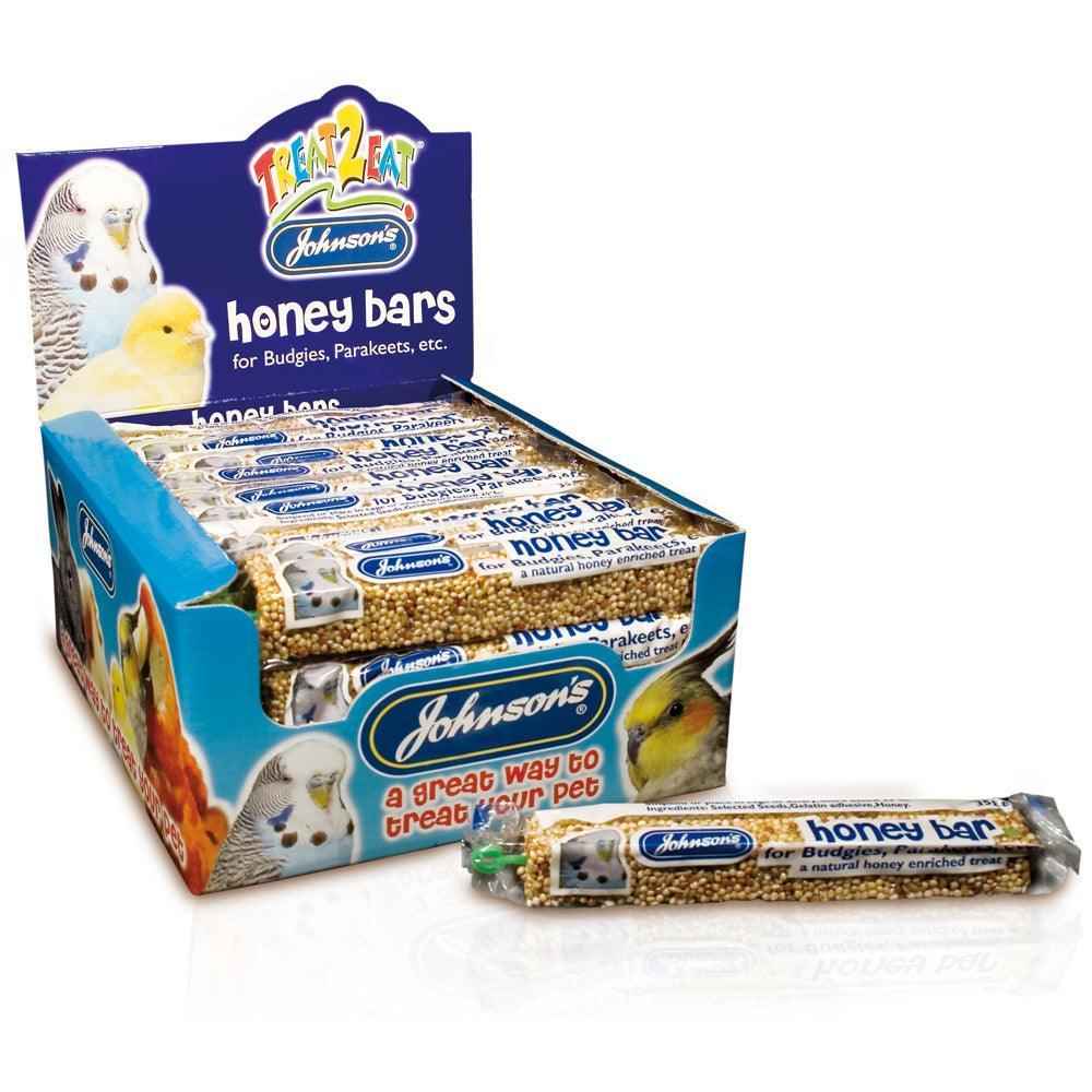 Johnsons Budgie Honey Bars x40