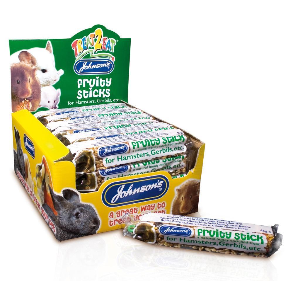 JVP Hamster and Gerbil Fruity Sticks - Case of 28