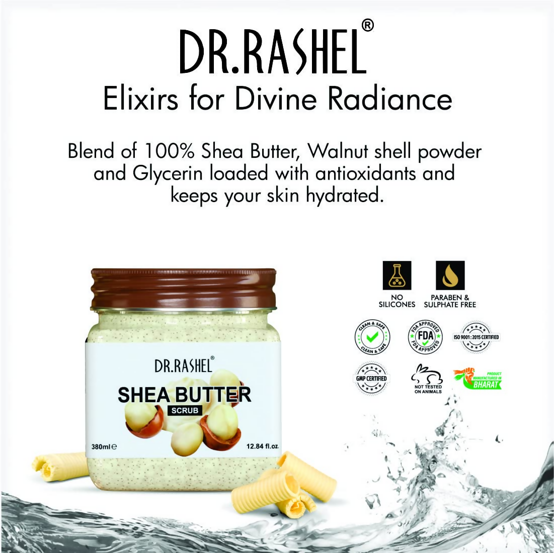 Dr.Rashel Shea Butter Scrub For Face And Body