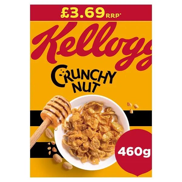 Kellogg's Crunchy Nut Breakfast Cereal 9x460g (Case of 9)